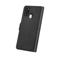 Samsung Galaxy A21s Etui Detachable Wallet Case Svart