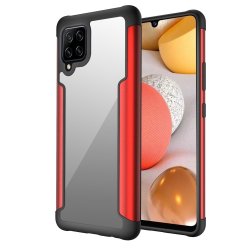 Samsung Galaxy A42 5G Deksel Metalllkant Rød