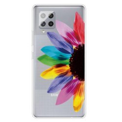 Samsung Galaxy A42 5G Deksel Motiv Färgglada Blomma