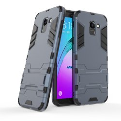 Samsung Galaxy J6 2018 Deksel Armor TPU Hardplast Mörkblå