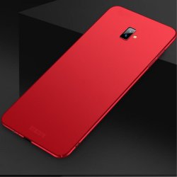 Samsung Galaxy J6 Plus Deksel Shield Slim Hardplast Rød