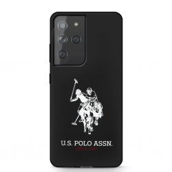 Samsung Galaxy S21 Ultra Deksel med Logo Svart