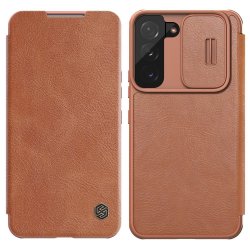 Samsung Galaxy S22 Plus Etui Qin Series Brun