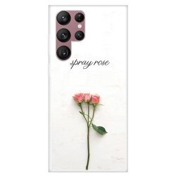 Samsung Galaxy S22 Ultra Deksel Motiv Rosa Rosor