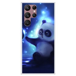 Samsung Galaxy S22 Ultra Deksel Motiv Tegnefilm Panda