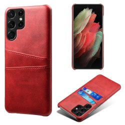 Samsung Galaxy S22 Ultra Deksel To Kortlommer Rød