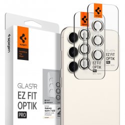 Samsung Galaxy S23/Galaxy S23 Plus Linsebeskyttelse GLAS.tR EZ Fit Optik Pro 2-pakning Cream