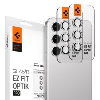 Samsung Galaxy S24 Plus Kamerabeskytter GLAS.tR EZ Fit Optik Pro 2-pakning Grå