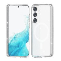 Samsung Galaxy S24 Plus Deksel Glitter MagSafe Transparent