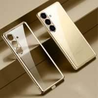 Samsung Galaxy S24 Plus Deksel Belagt Kant Gull