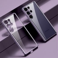 Samsung Galaxy S24 Ultra Deksel Belagt Kant Lilla