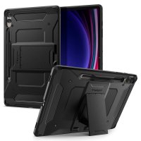 Samsung Galaxy Tab S9 Plus SM-X810 SM-X816 Deksel Tough Armor Pro Svart