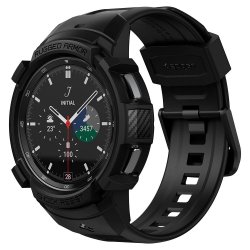 Samsung Galaxy Watch 4 Classic 46mm Deksel Rugged Armor Pro Svart