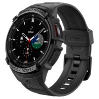 Samsung Galaxy Watch 6 Classic 47mm Deksel Armbånd Rugged Armor Pro Svart