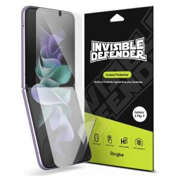 Samsung Galaxy Z Flip 3 Skjermbeskytter Invisible Defender 2-pakning
