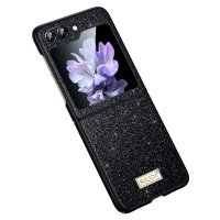Samsung Galaxy Z Flip 5 Deksel Glitter Svart