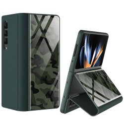 Samsung Galaxy Z Fold 4 Etui Slim Kamouflage Grønn
