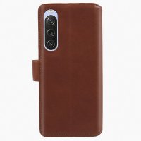 Sony Xperia 10 V Etui Essential Leather Maple Brown