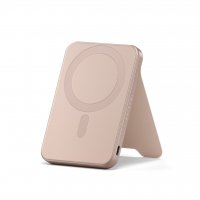 OntheGo Qi2 5K MagSafe-powerbank med Stativ Desert Rose