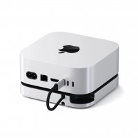 Mac Mini M4 Stativ & Hub med SSD-kapsling sølv