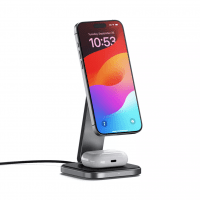 Trådløs lader 2-in-1 Foldable Qi2 Wireless Charging Stand MagSafe