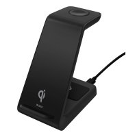 Trådløs lader 3-in-1 Wireless Charger Svart