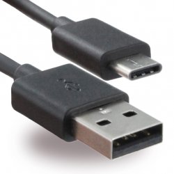 UCB20 Data- och LaddningsKabel USB till USB Type-C 1m Svart