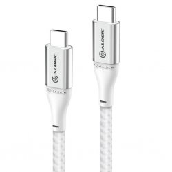 Ultra USB-C till USB-C Kabel 5A/480Mbps 3 meter Sølv