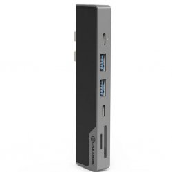 Ultra USB-C Dock NANO Gen 2 - HDMI. USB. SD-Kort 100W PD Space Grey