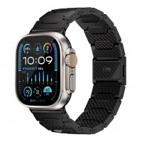 Apple Watch 42/44/45mm/Apple Watch Ultra Armbånd Karbonfiber
