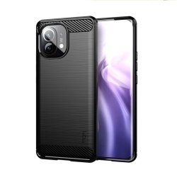 Xiaomi Mi 11 Deksel Børstet Karbonfibertekstur Svart