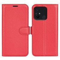 Xiaomi Redmi 12C Etui Litchi Rød