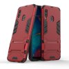Samsung Galaxy A20E Deksel Armor Hardplast Stativfunksjon Rød