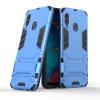 Samsung Galaxy A20E Deksel Armor Hardplast Stativfunksjon Ljusblå
