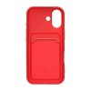 iPhone 17 Deksel Kortholder Rød