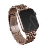 Apple Watch 44/45/46mm/Ultra 49mm Armbånd Metal Rosegull