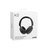 Hodetelefoner K2 Wireless ANC Over-Ear Svart