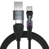 Kabel 360 Pro USB-C/LIghtning/Micro-USB 1m Svart