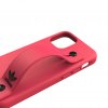 iPhone 12 Mini Deksel Hand Strap Case Rosa