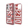 iPhone 12 Mini Deksel Snap Case Clear AOP Red/Grey