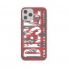 iPhone 12 Pro Max Deksel Snap Case Clear AOP Red/Grey