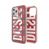 iPhone 12 Pro Max Deksel Snap Case Clear AOP Red/Grey