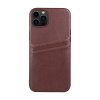 iPhone 14 Plus Deksel Backcover with Card Slots Brun