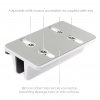 Dobbel Bordsstativ for Tablet Mac/Ultrabooks Justerbar Aluminium