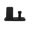 Trådløs Trippel QI Lader Mobil/Watch/Airpods 20W Svart