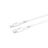 Kabel Lightning till USB-C MFI 0.5m Hvit