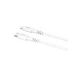Kabel Lightning till USB-C MFI 0.5m Hvit