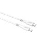 Kabel Lightning till USB-C MFI 0.5m Hvit