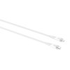 Kabel Kevlar USB-C /Lightning 1.5m Hvit