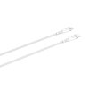 Kabel Kevlar USB-C /Lightning 1.5m Hvit